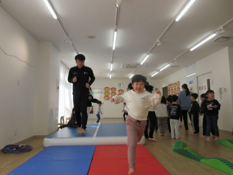 そら組最後の運動遊び教室😊(４歳そら組)