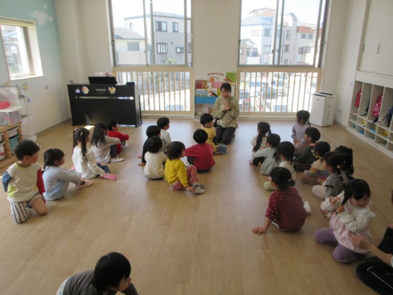 私のマークはどこだ！？～グループ決め☺～（4歳　そら組）