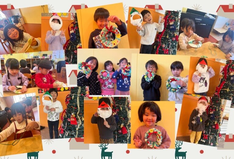 12月 クリスマスを味わう そらチーム(4歳児)