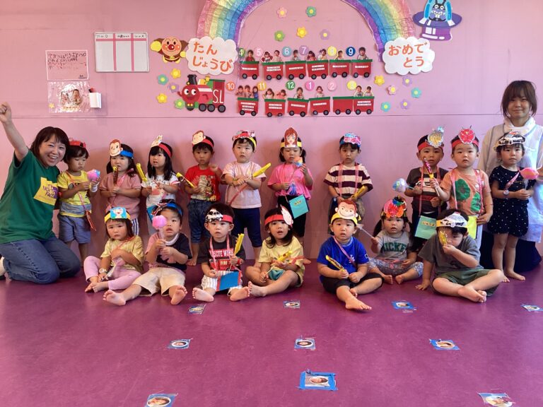 7月　2歳児　あめチーム