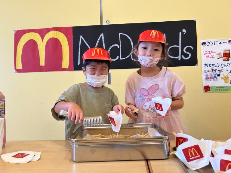 ８月　待ちに待ったこの日🍟そらチーム（4歳児）