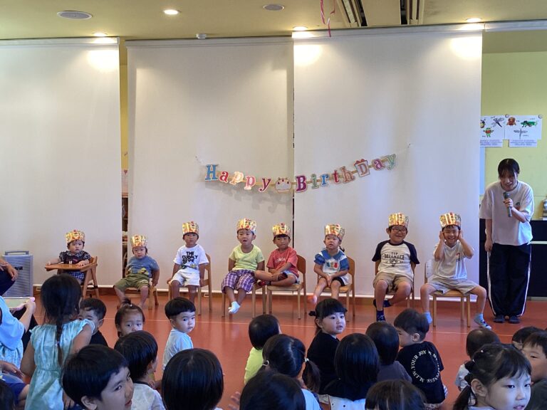 ８月誕生会🎂🩷