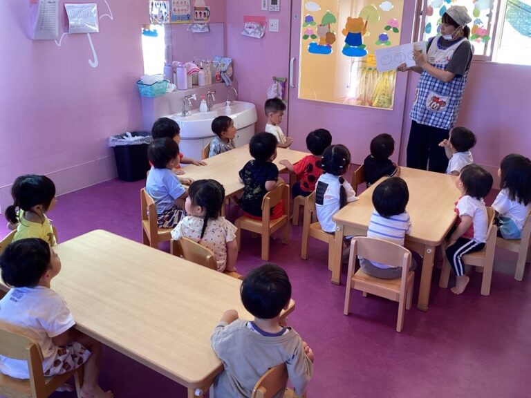 6月　あめチーム☔️（２歳児）