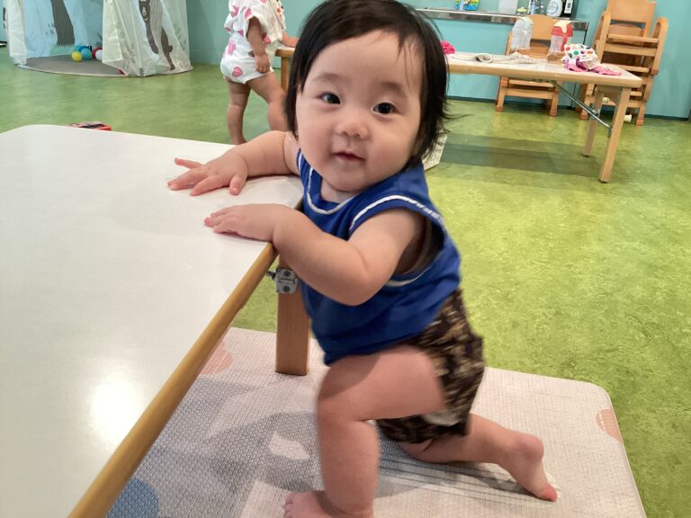 8月　うみチーム（0歳児）☀️