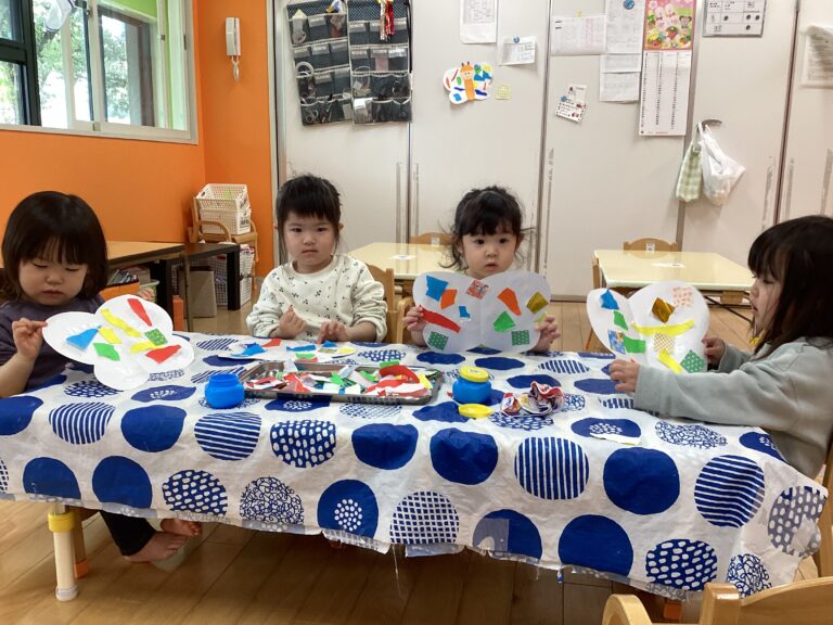 ちょうちょを作ろう🦋うみ組(1歳児)