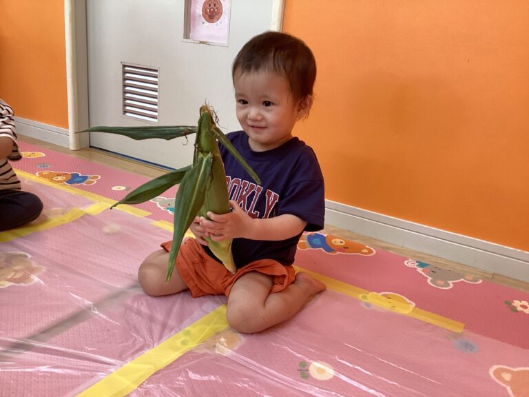 うみぐみ（1歳児）これはなあに？🌽🍴