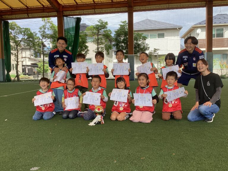 5歳児 つきぐみ 3園交流サッカー大会⚽️