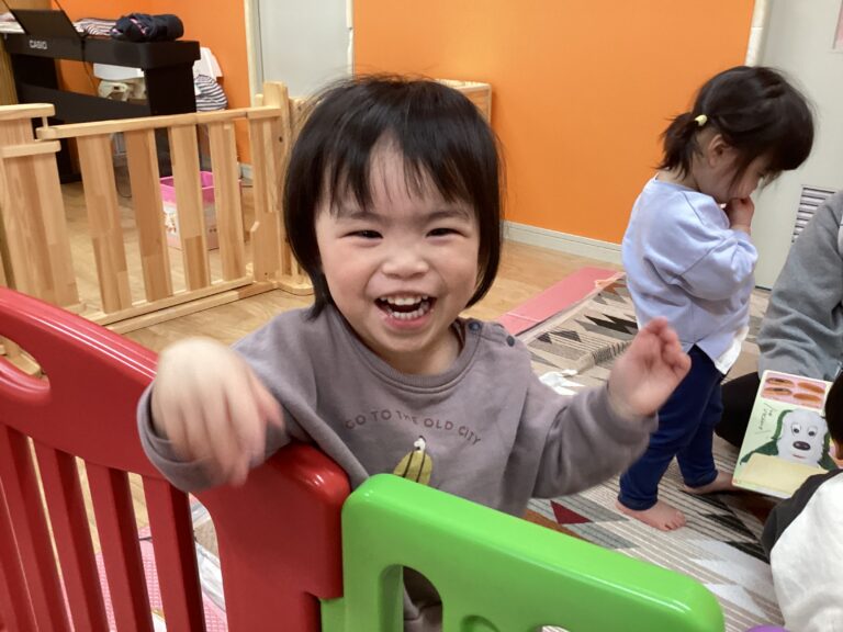 ドキドキのスタート❤️✨（うみ組　１歳児）