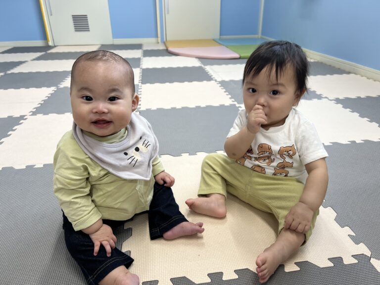 おはよう☀お友だち😊おむすびぐみ（０歳児）