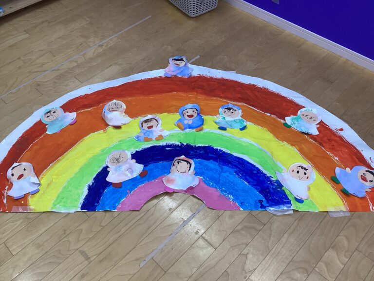 そら組の虹🌈ができたよ✨【４歳児】