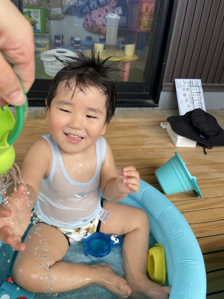 パチャパチャ💦お水！気持ちいいかな！？