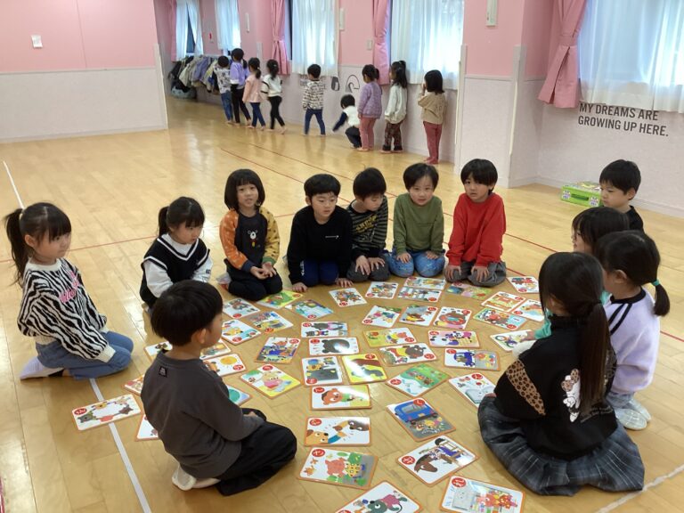 かるた大会！　つきぐみ　5歳児