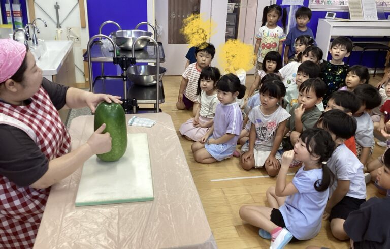 冬瓜ってどんな野菜❓(以上児 3.4.5歳児)