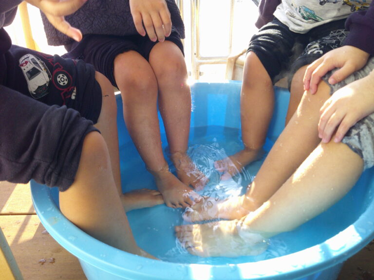 あったかいね～♨