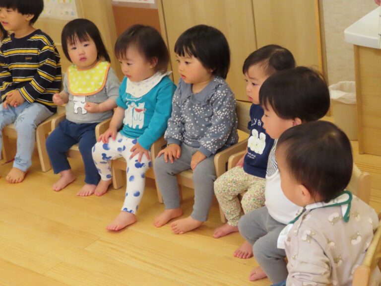 お誕生会👑だいち組（１歳児クラス）