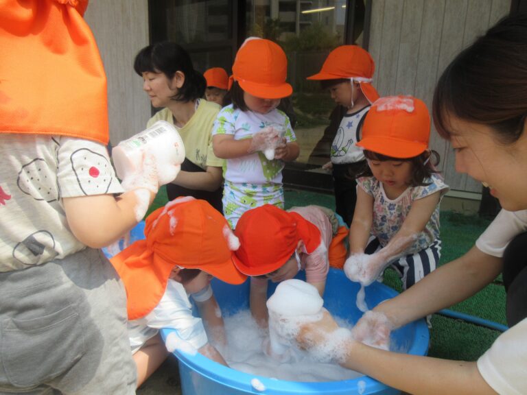 😊あわあわ遊び😊