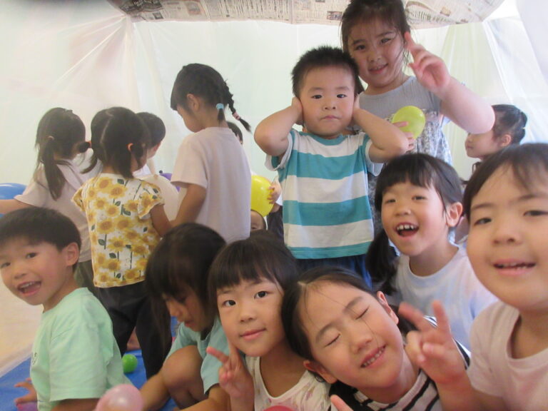 お盆期間の保育園①