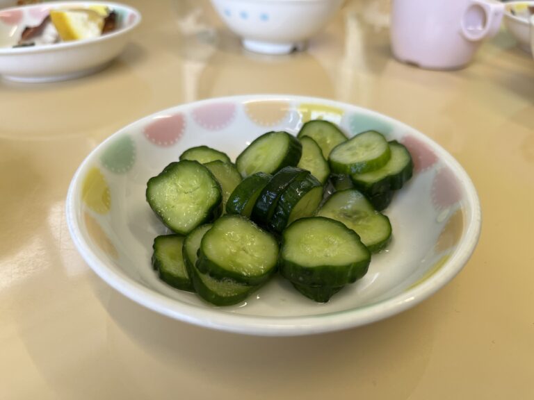 きゅうりが採れたよ！