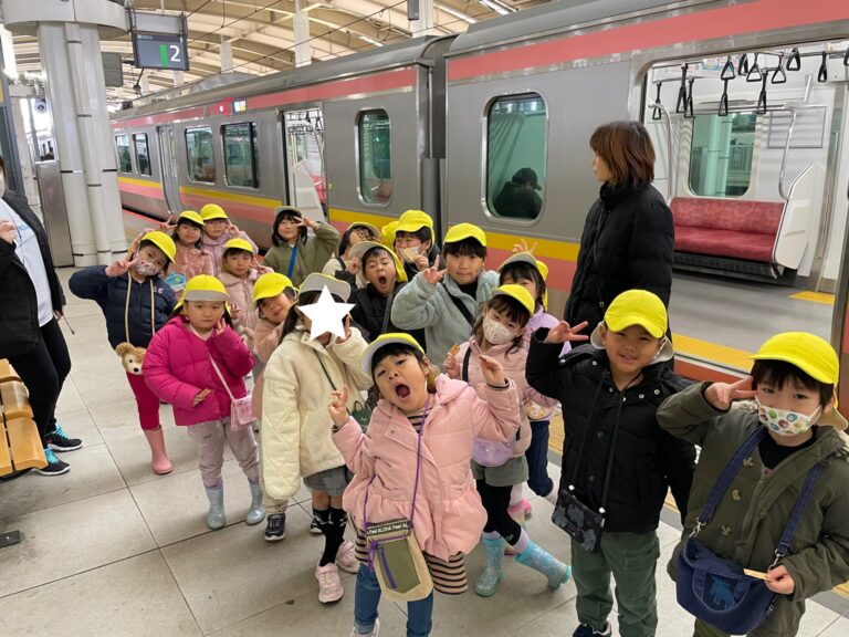 電車の旅🚃（5歳児つき組）