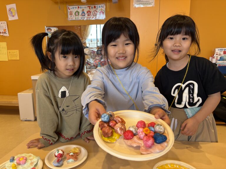 お店屋さんごっこ❤️（４歳児そら）