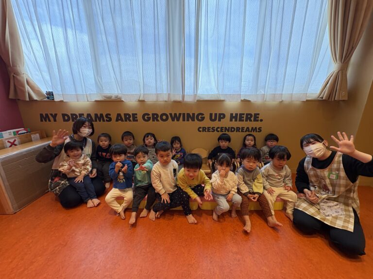 かぜ組さんスタート🌷（2歳児かぜ組）