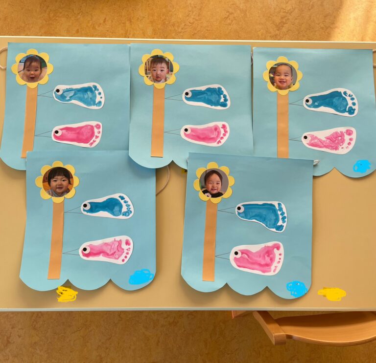 入園おめでとう🌸（０歳児すいか組）