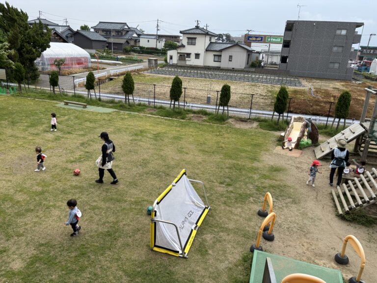 お外楽しいね🌱（1歳児うみ組）