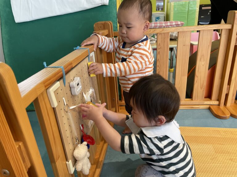 手作りおもちゃ🧸（0歳児すいか組）