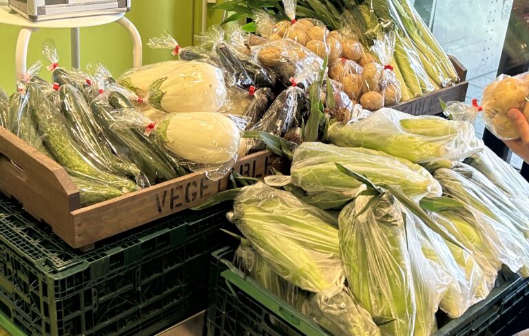 野菜いかがですか〜🍆🌽🥔