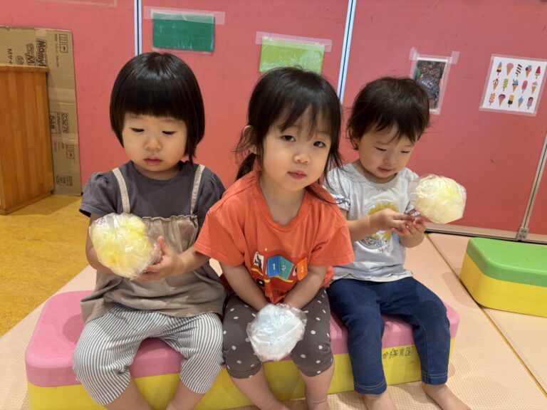 おまつりごっこ（1歳児うみ組）