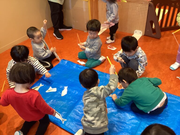 楽しい！面白い！（2歳児かぜ組）