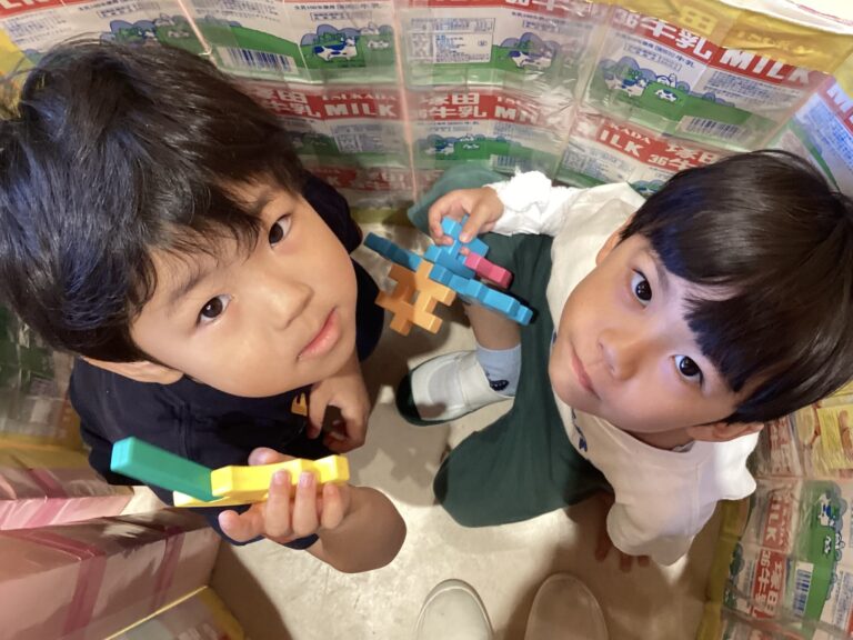 こんなことにハマってます・・・（4歳児そら組）