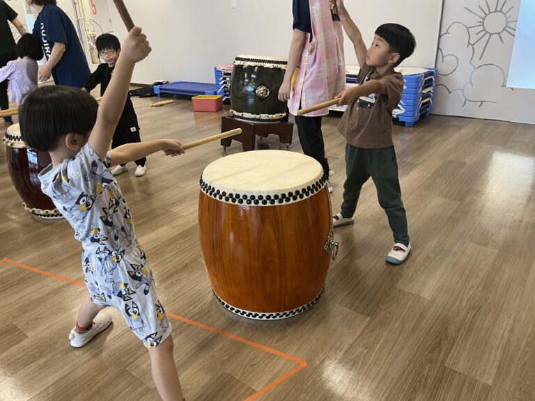 太鼓の練習が始まりました！