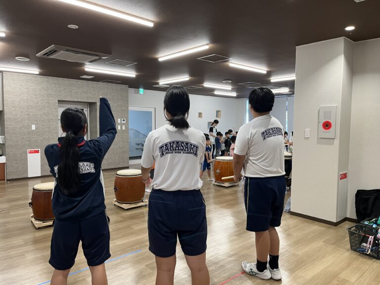 9月8日・9日　職場体験（高崎中学校の生徒を受け入れました）