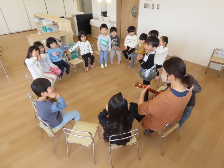 そら組(4歳児)のお集まり