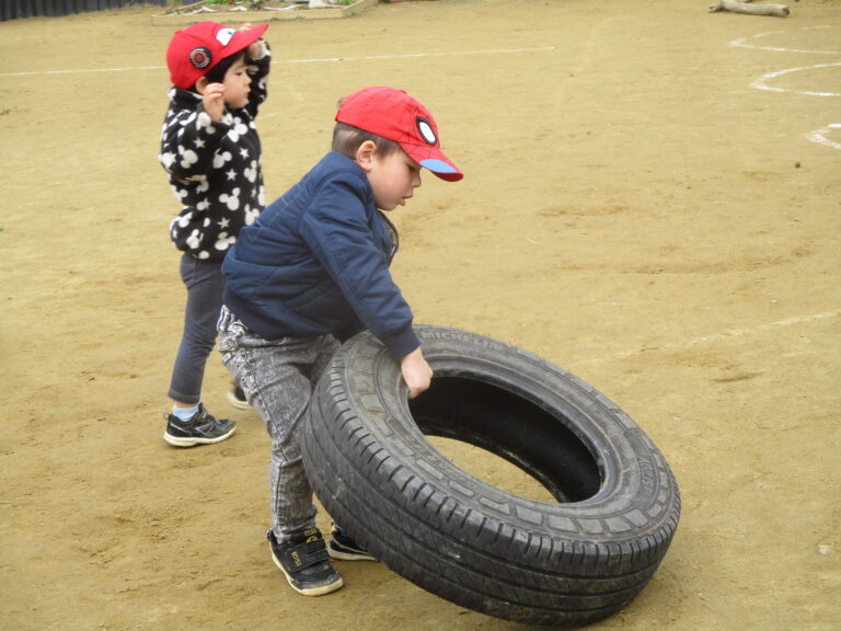 タイヤがいっぱい！