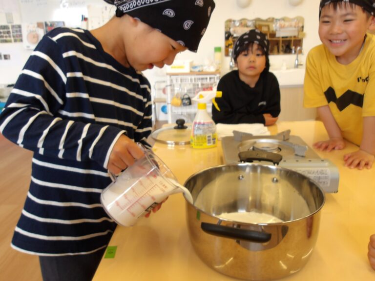 カッテージチーズ作り