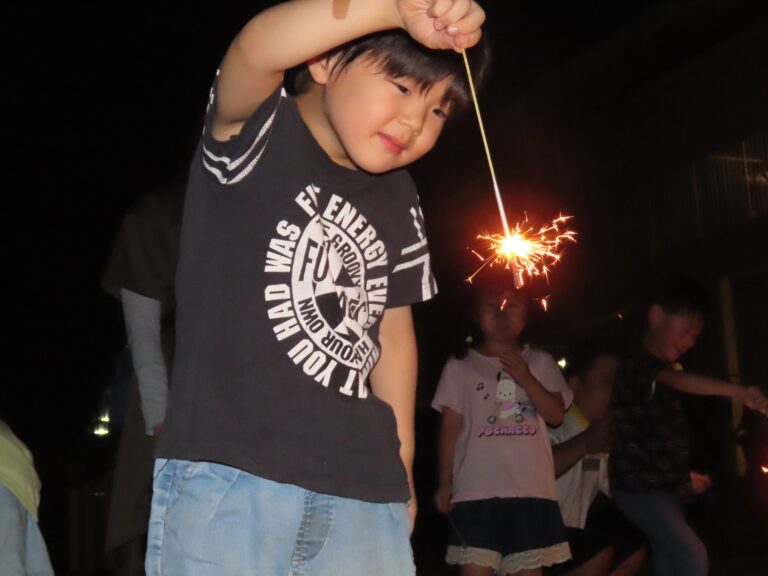 くじらキャンプの夜