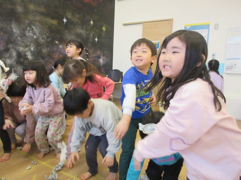 くじら組主催の豆まき