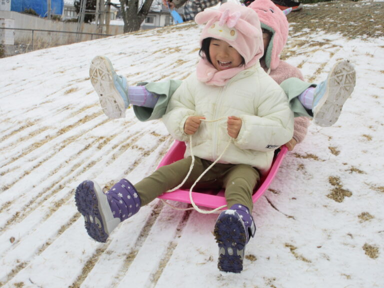 雪がうっすら積もったら…