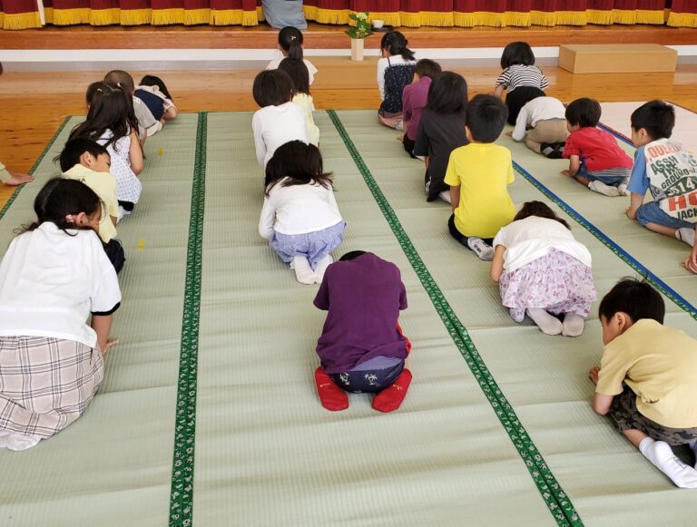 初めてのお茶会（くじらチーム:5歳児）