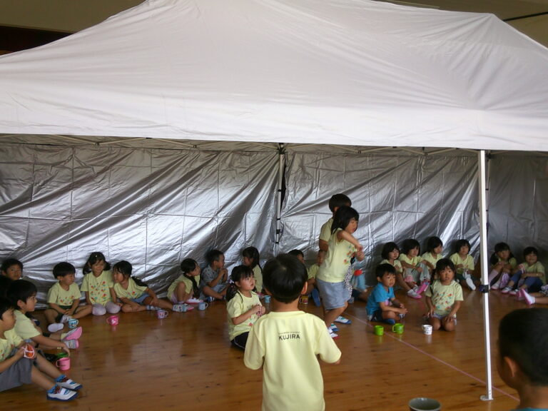 避難訓練・非常食体験