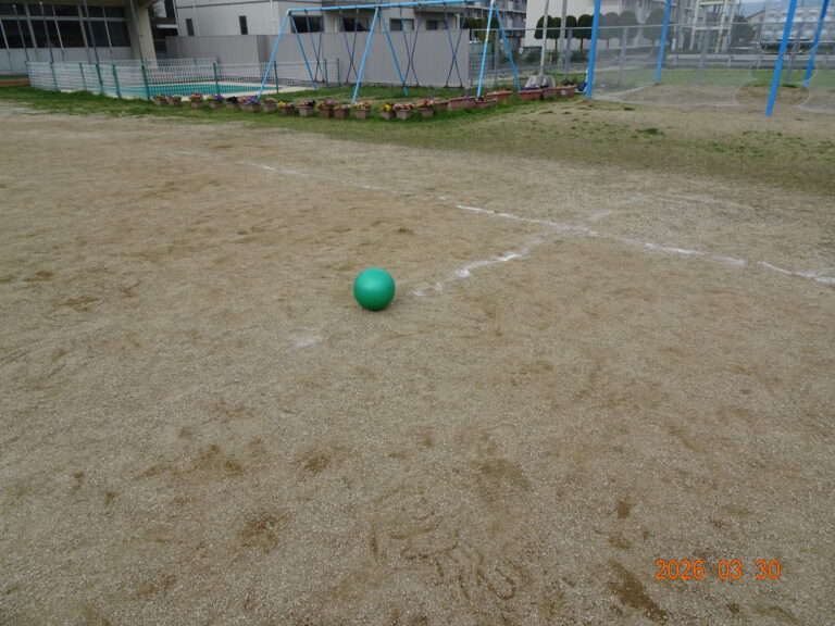 くじらチームVS職員（ドッチボール大会）