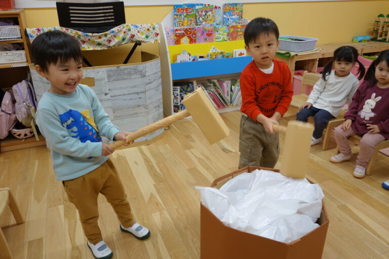 ぺったんこ🎵（3歳児）