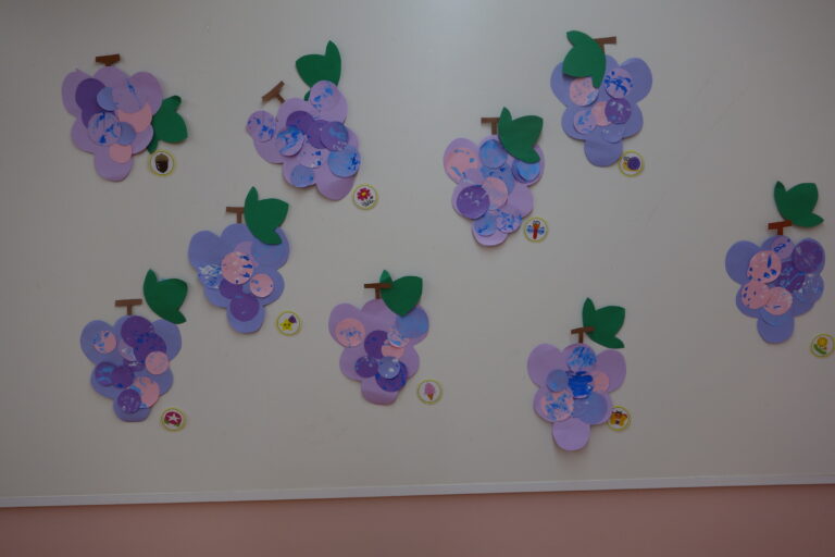 ブドウ染め(０歳児)