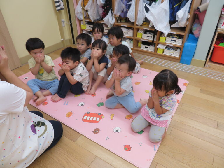 なにがあっても大丈夫なように（2歳児）