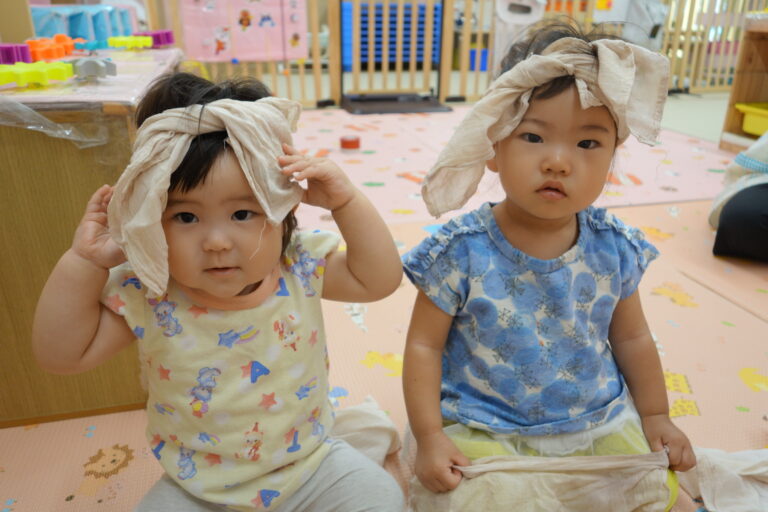 ブドウ染め(Part2)(０歳児)