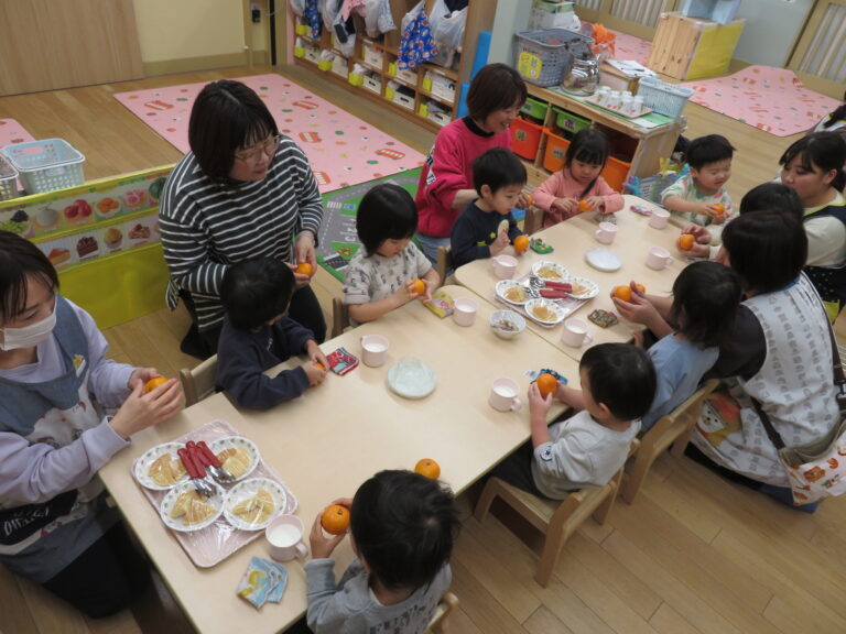 旬、味わいました（2歳児）