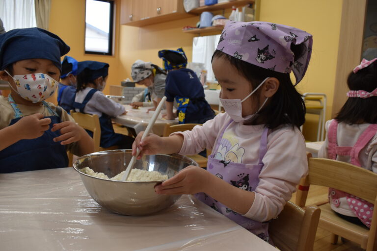 美味しいクッキーができました✨（3歳児）