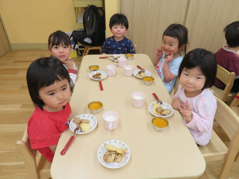 クッキーの出来上がり！（３歳児）